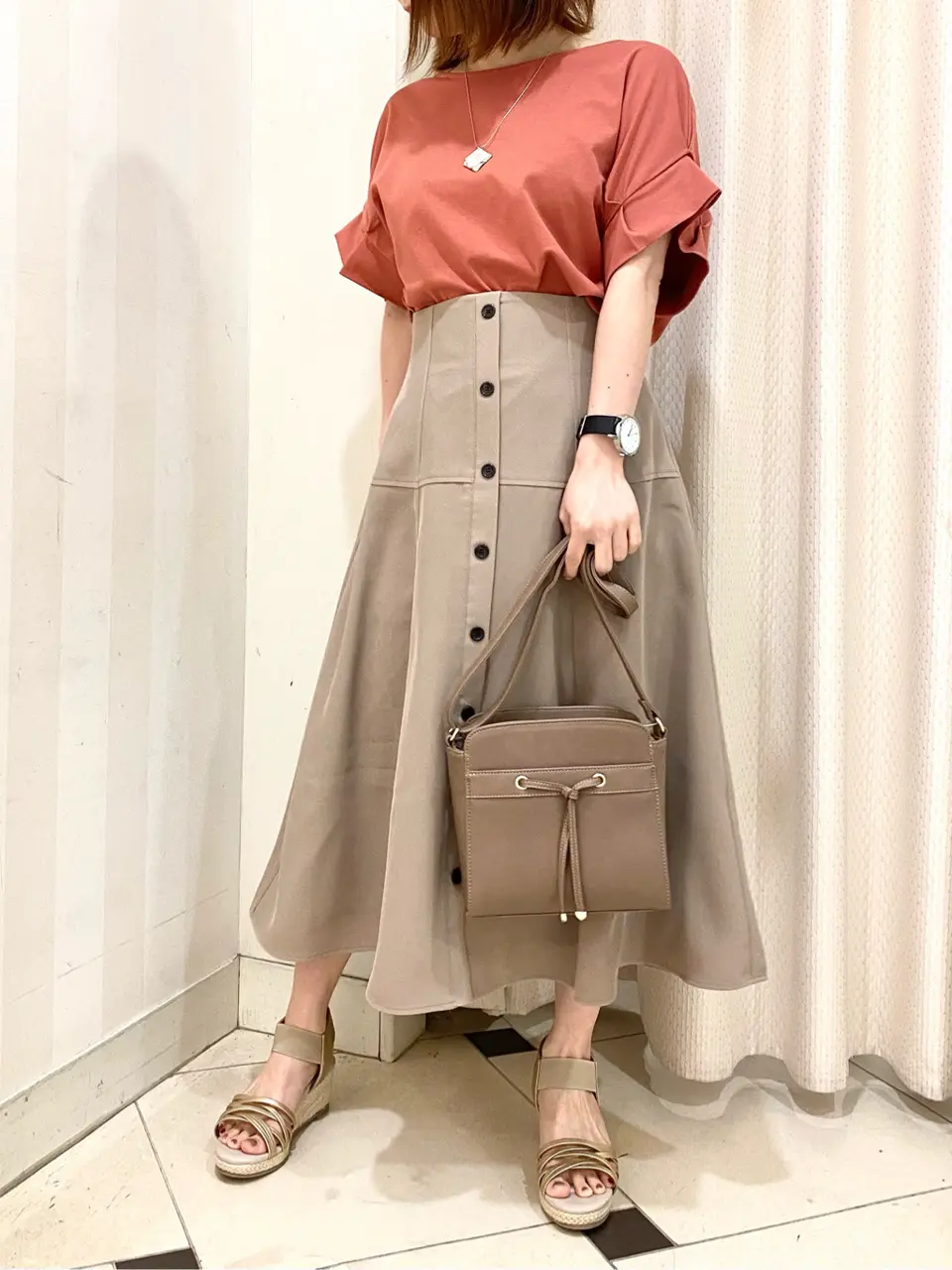 ANY SIS 横尾 コーディネート画像