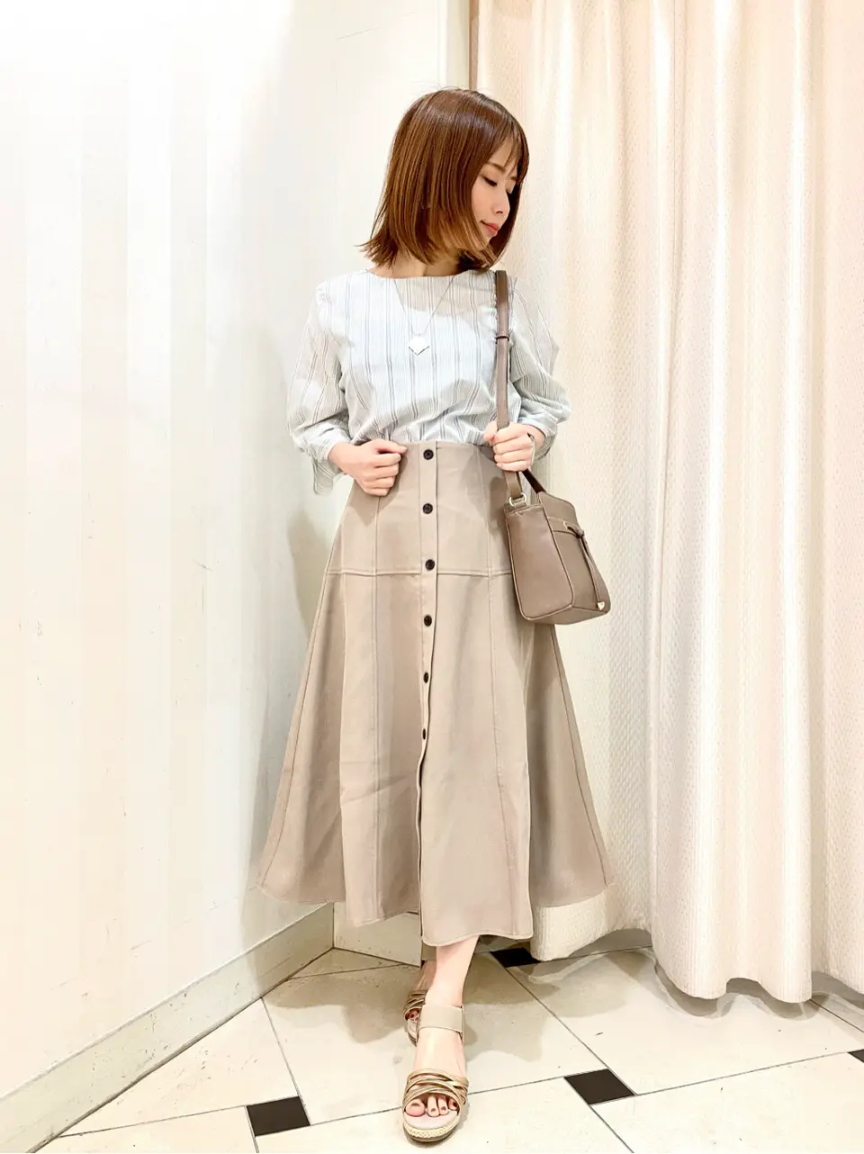 ANY SIS 横尾 コーディネート画像