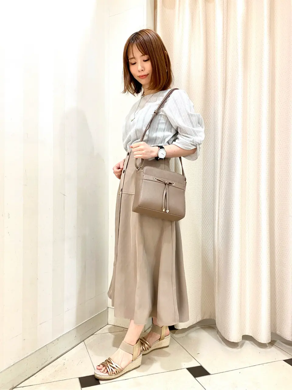 ANY SIS 横尾 コーディネート画像