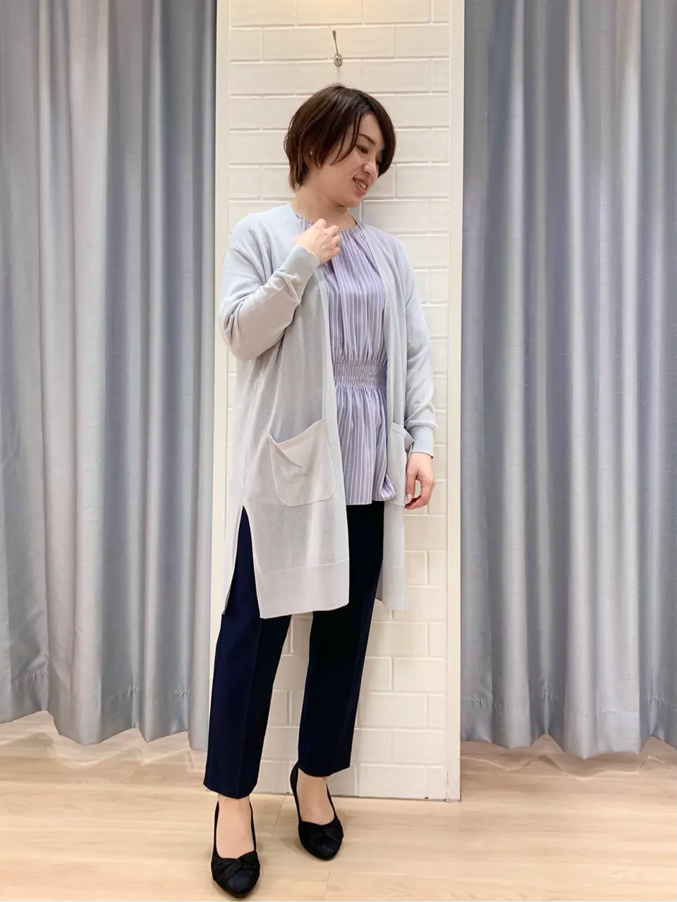 ANY SIS 丸岡 コーディネート画像