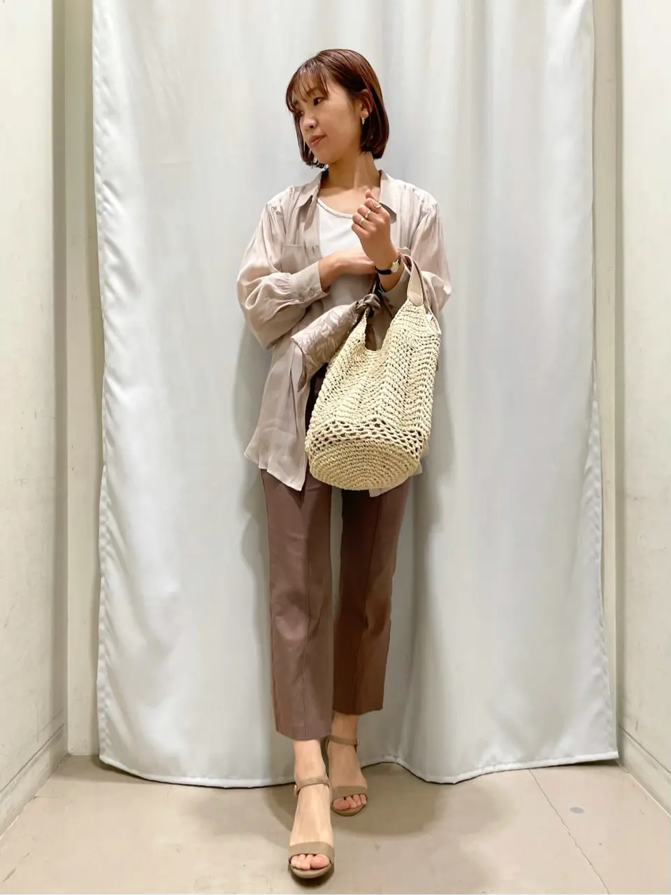 ANY SIS 濱野 コーディネート画像