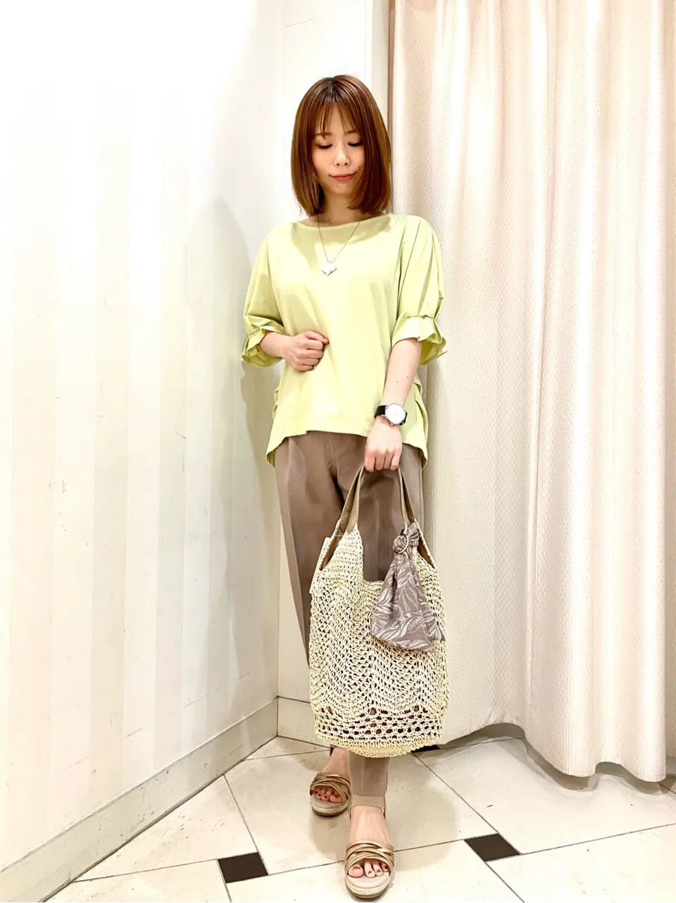 ANY SIS 横尾 コーディネート画像