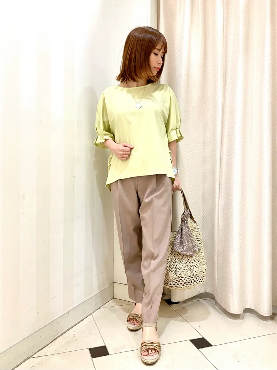 ANY SIS 横尾 コーディネート画像