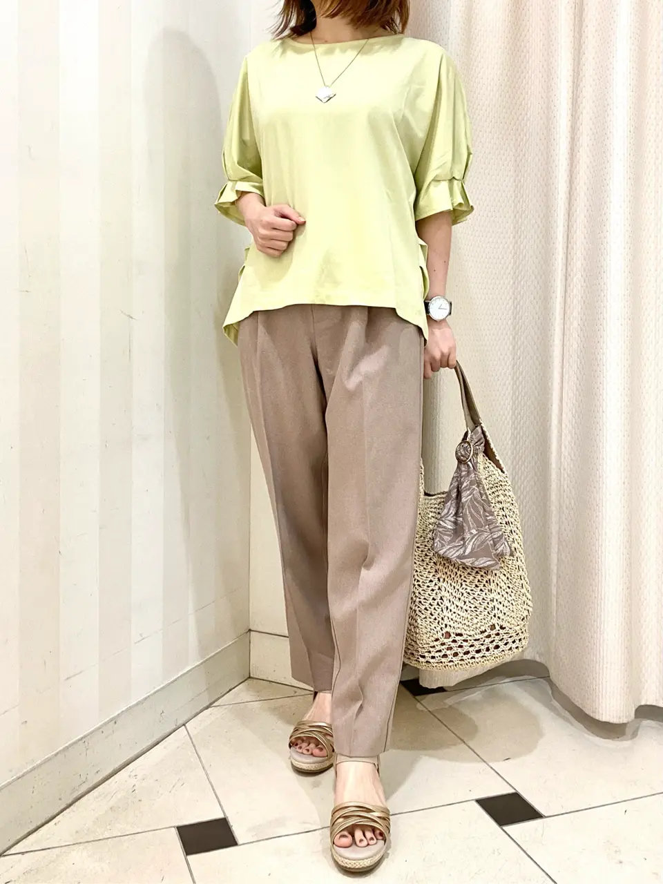 ANY SIS 横尾 コーディネート画像