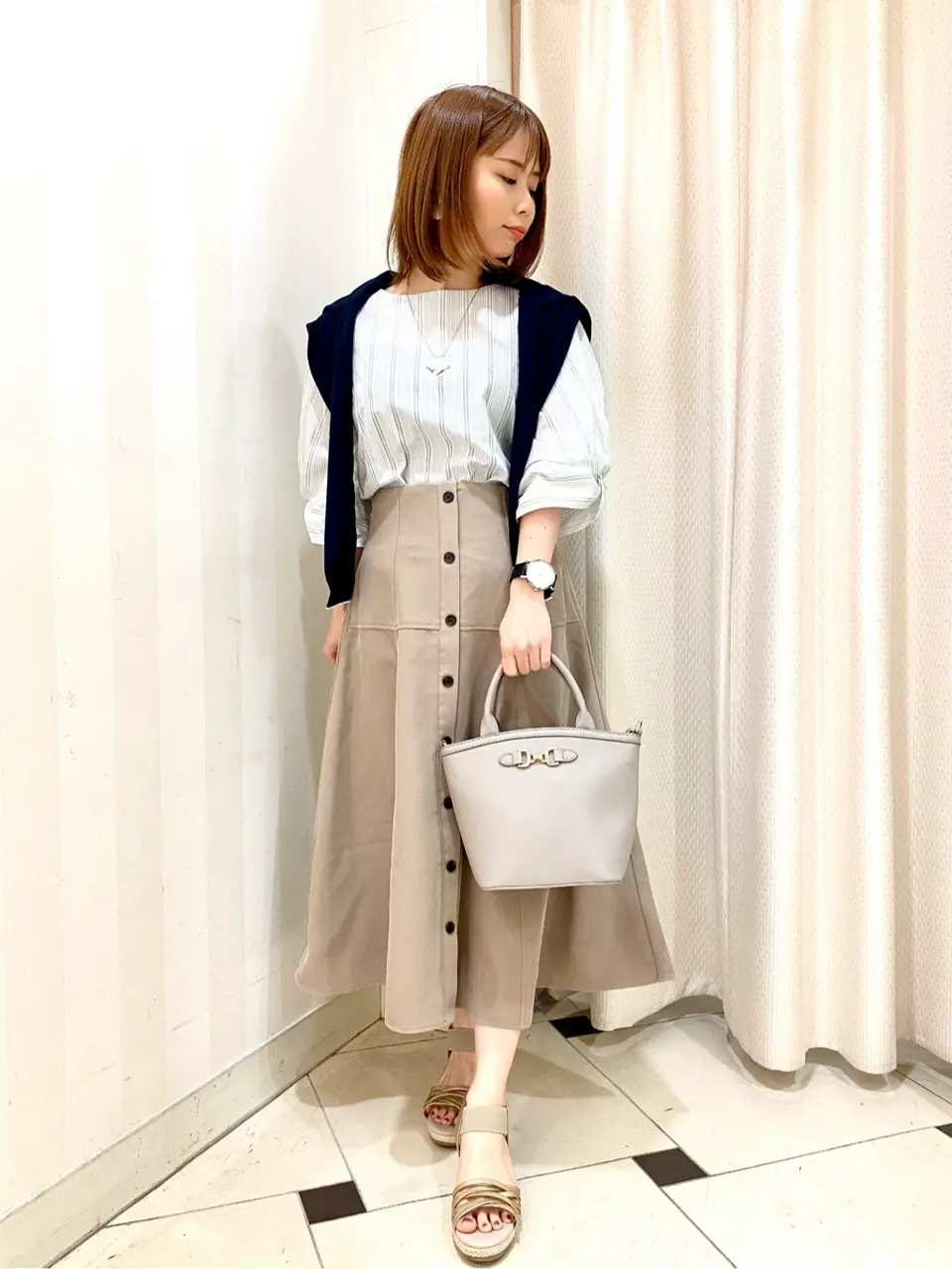 ANY SIS 横尾 コーディネート画像