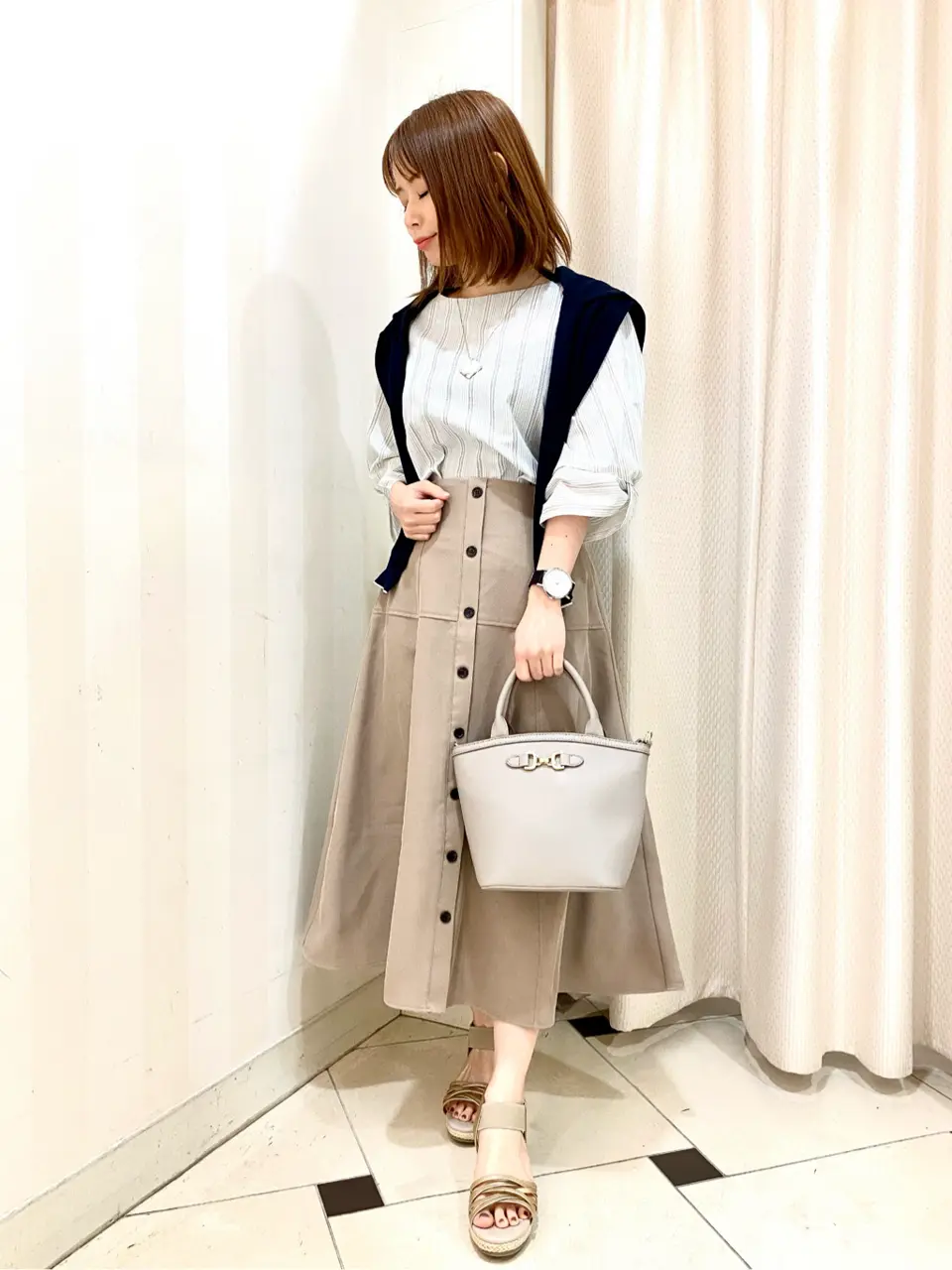 ANY SIS 横尾 コーディネート画像