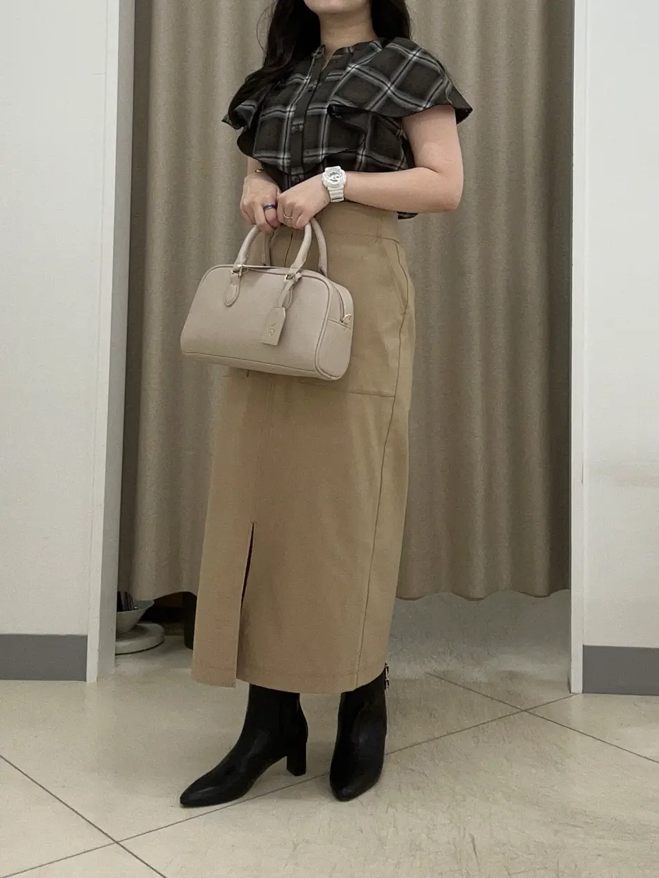 ANY SIS カモガワ コーディネート画像