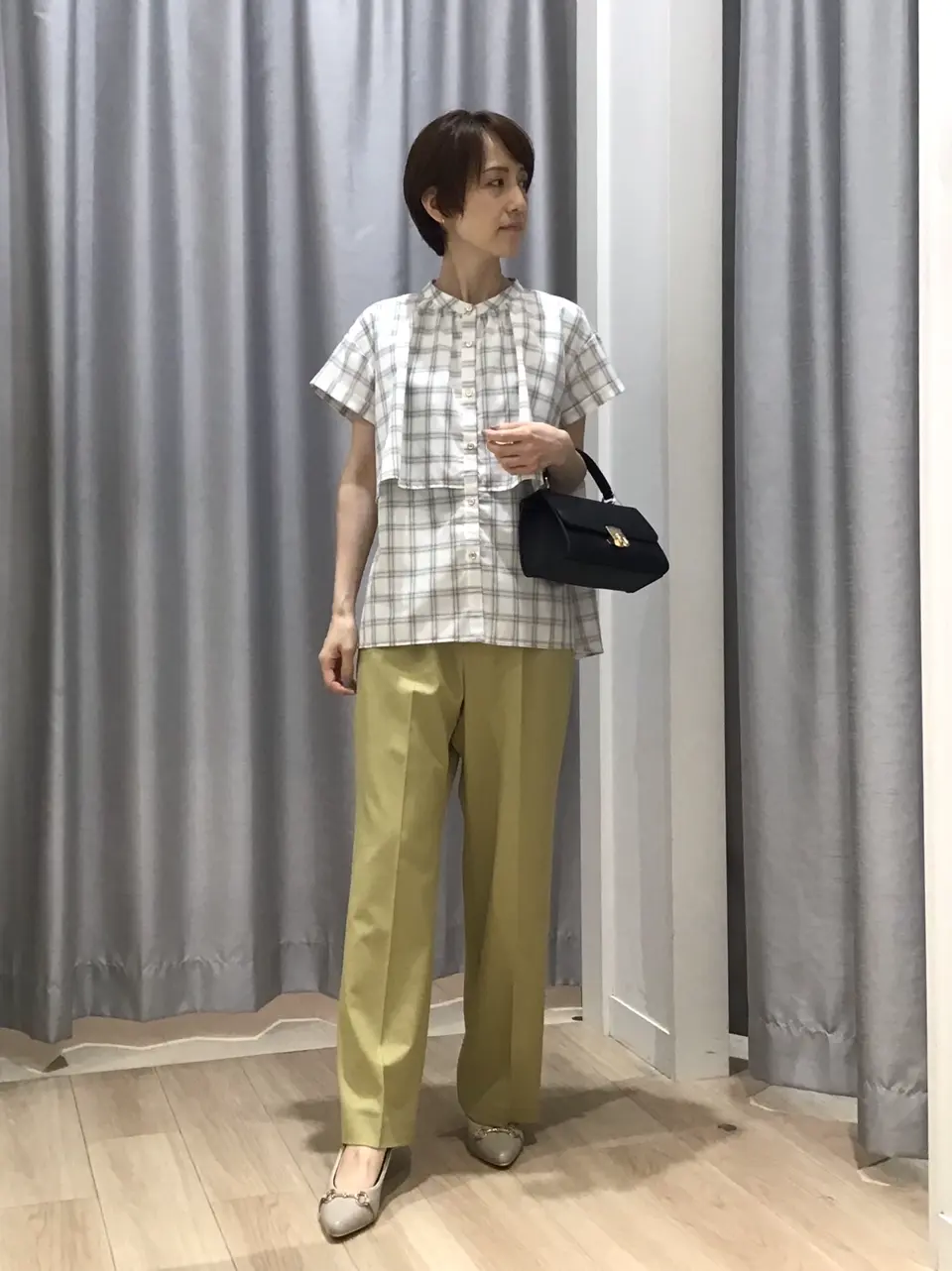 ANY SIS 田中 コーディネート画像