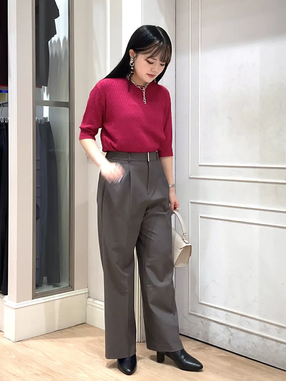 ANY SIS erika コーディネート画像