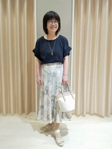 ANY SIS 岡本 コーディネート画像