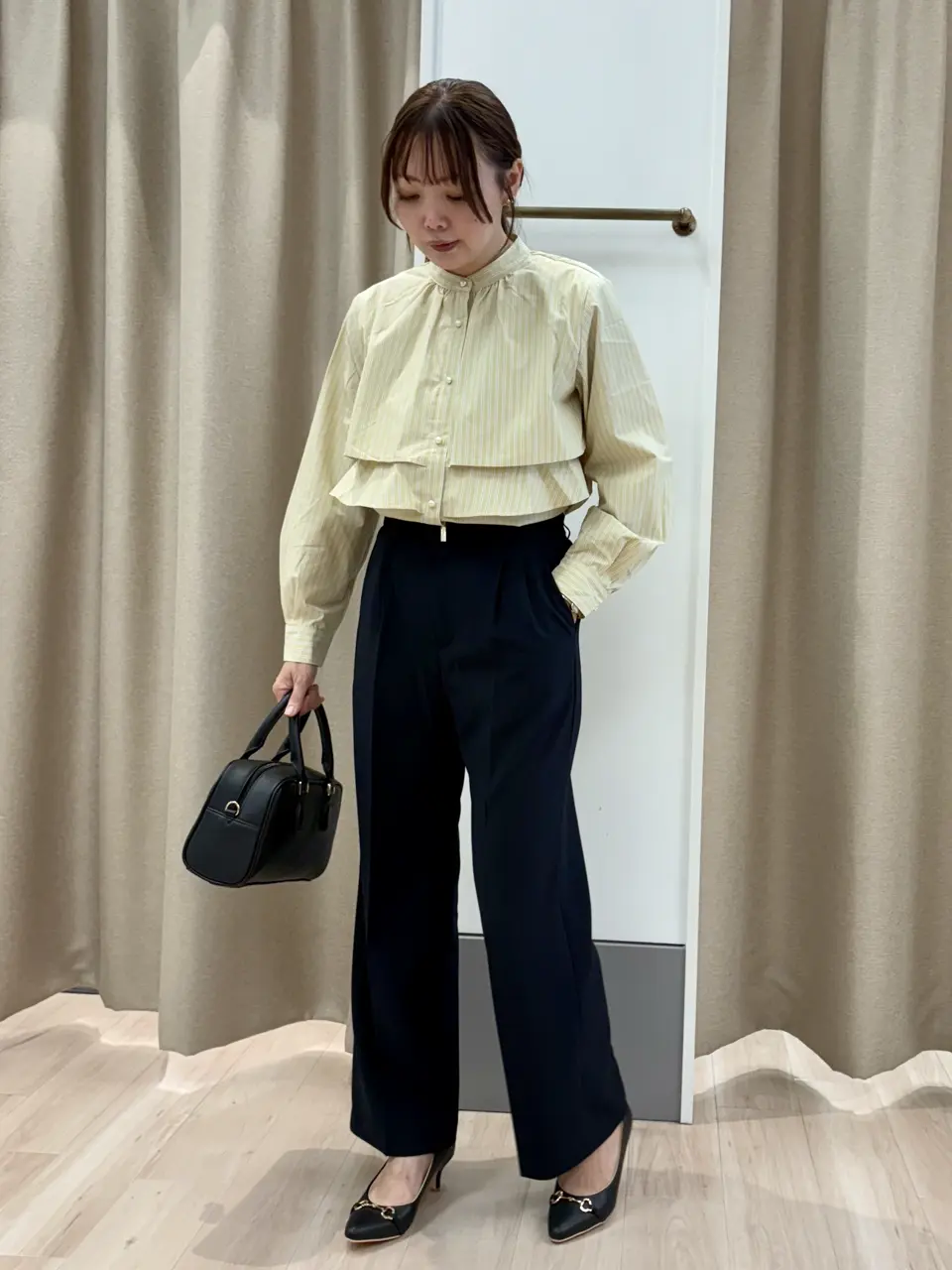 ANY SIS 笠羽 コーディネート画像