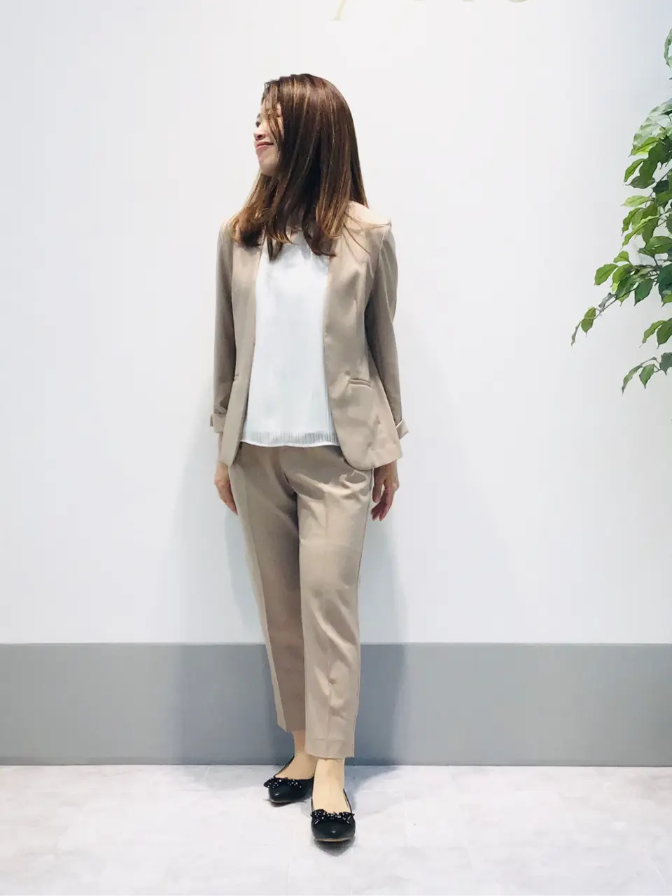 ANY SIS 岡本 コーディネート画像