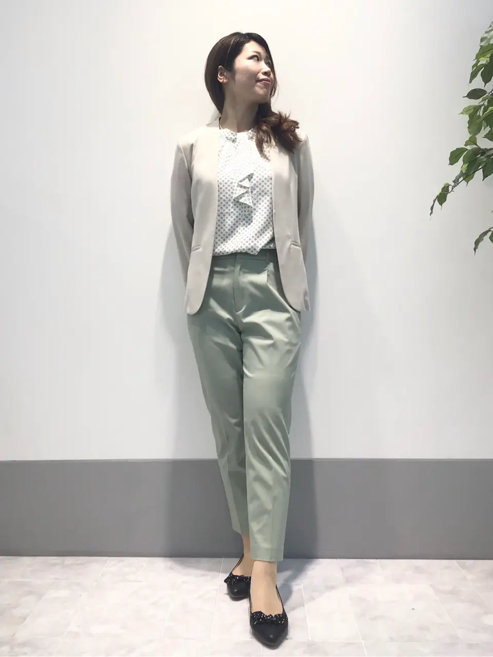 ANY SIS 岡本 コーディネート画像