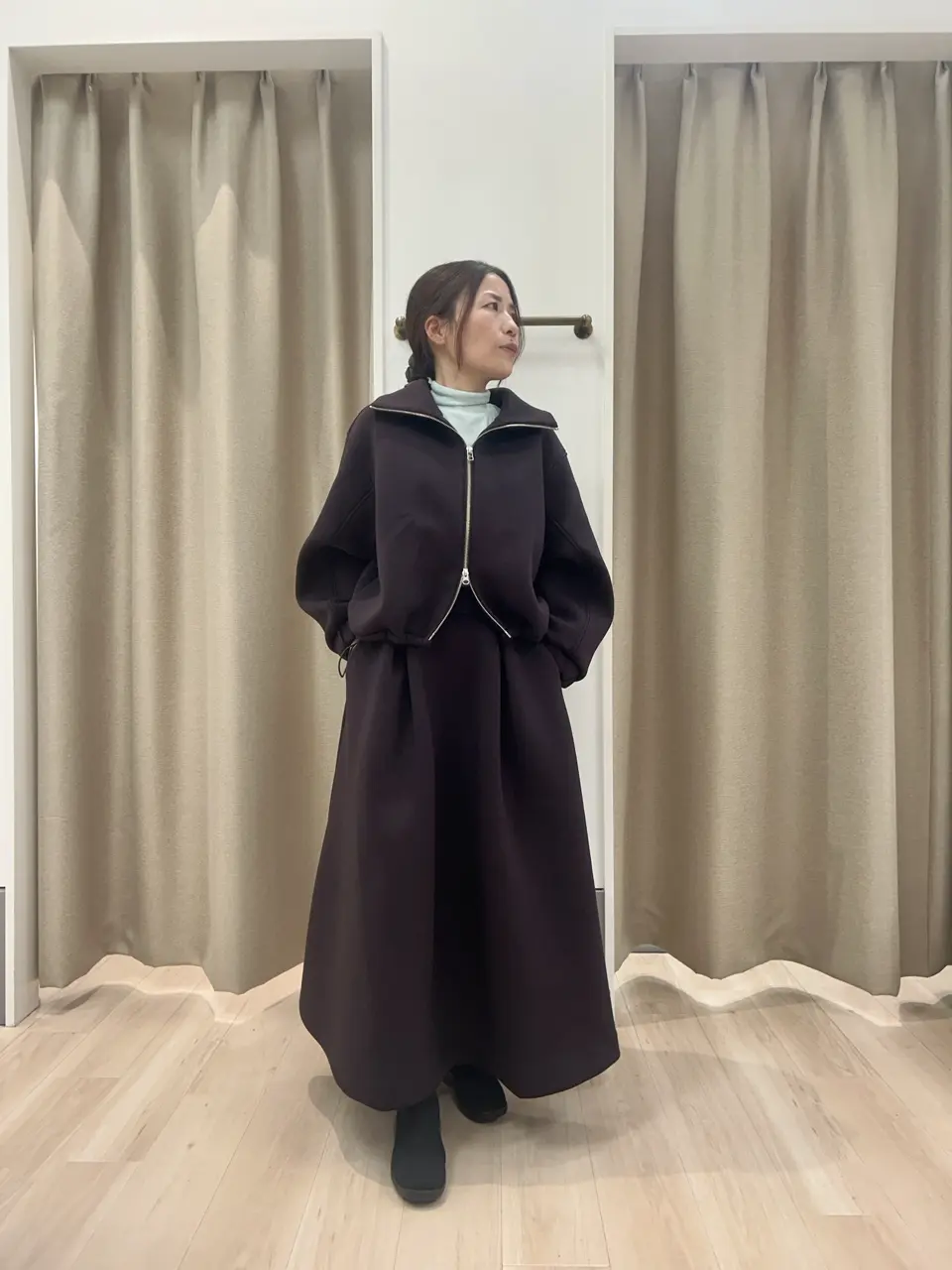 ANY SIS 長尾 コーディネート画像