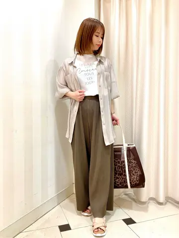 ANY SIS 横尾 コーディネート画像