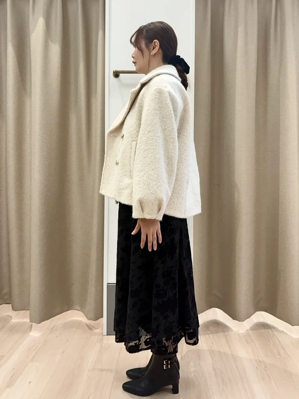 ANY SIS 笠羽 コーディネート画像