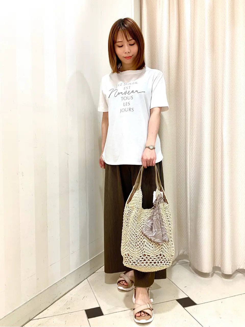 ANY SIS 横尾 コーディネート画像