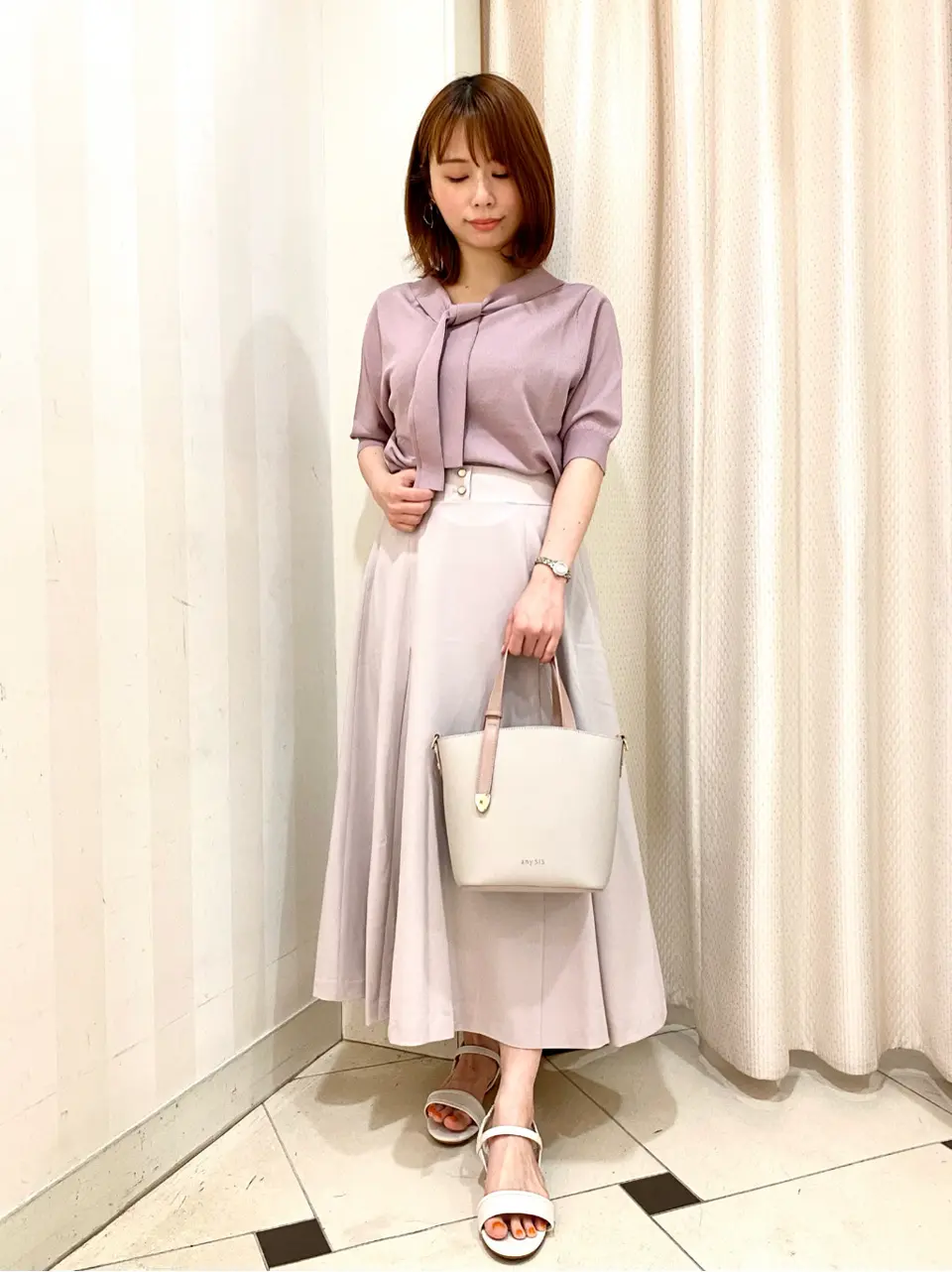 ANY SIS 横尾 コーディネート画像