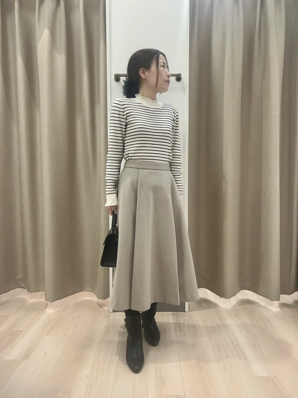 ANY SIS 長尾 コーディネート画像