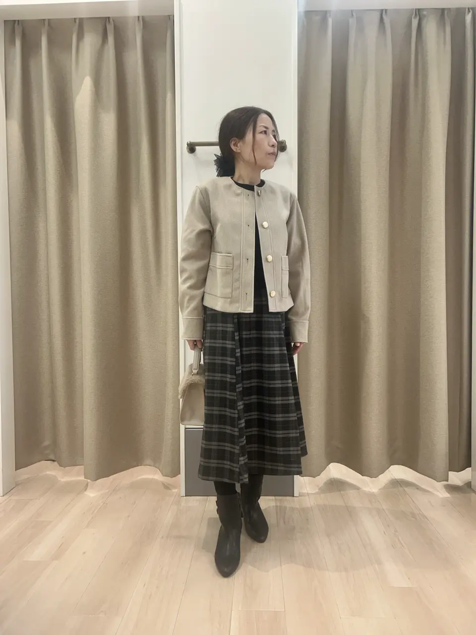 ANY SIS 長尾 コーディネート画像