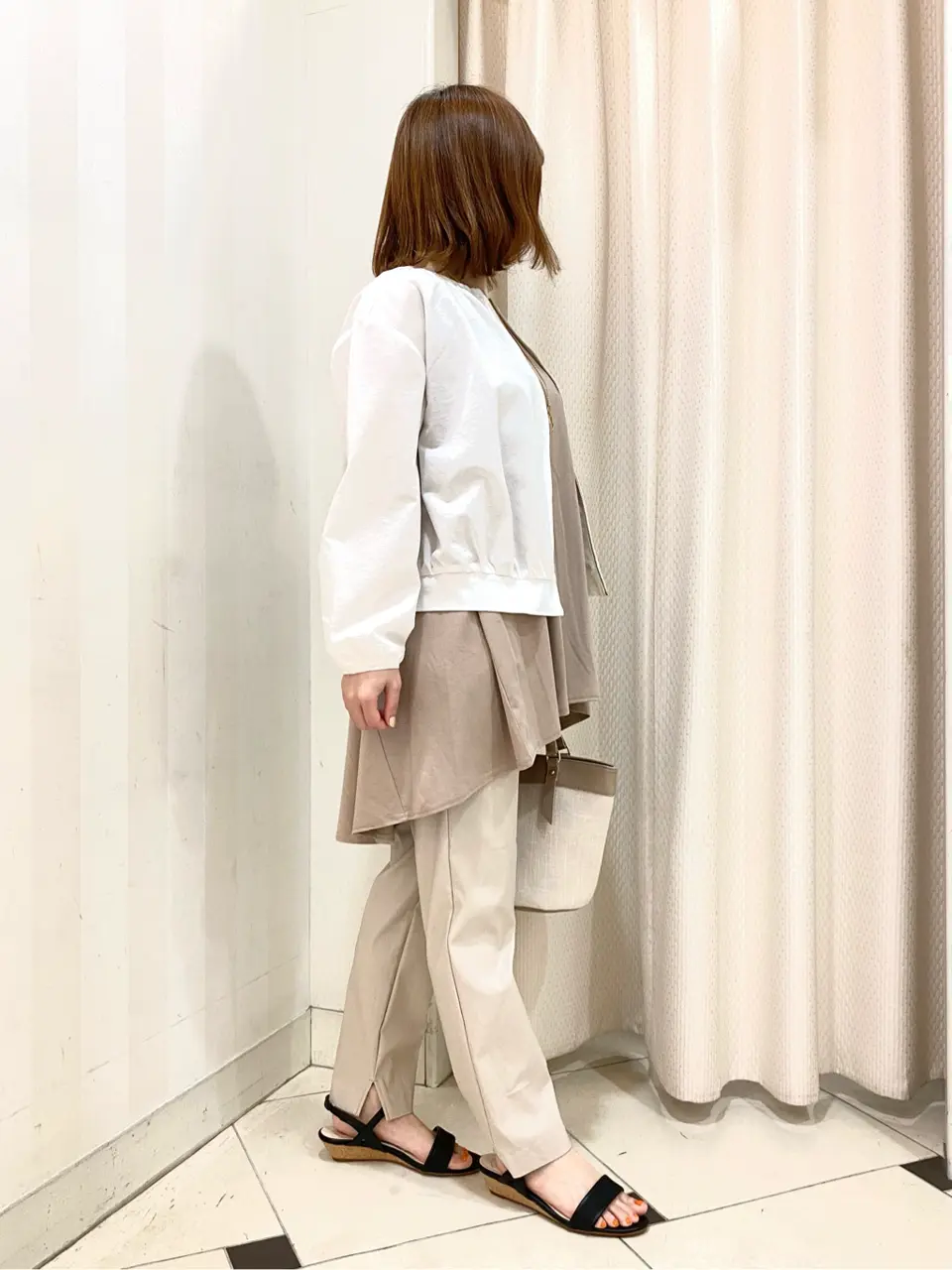 ANY SIS 横尾 コーディネート画像