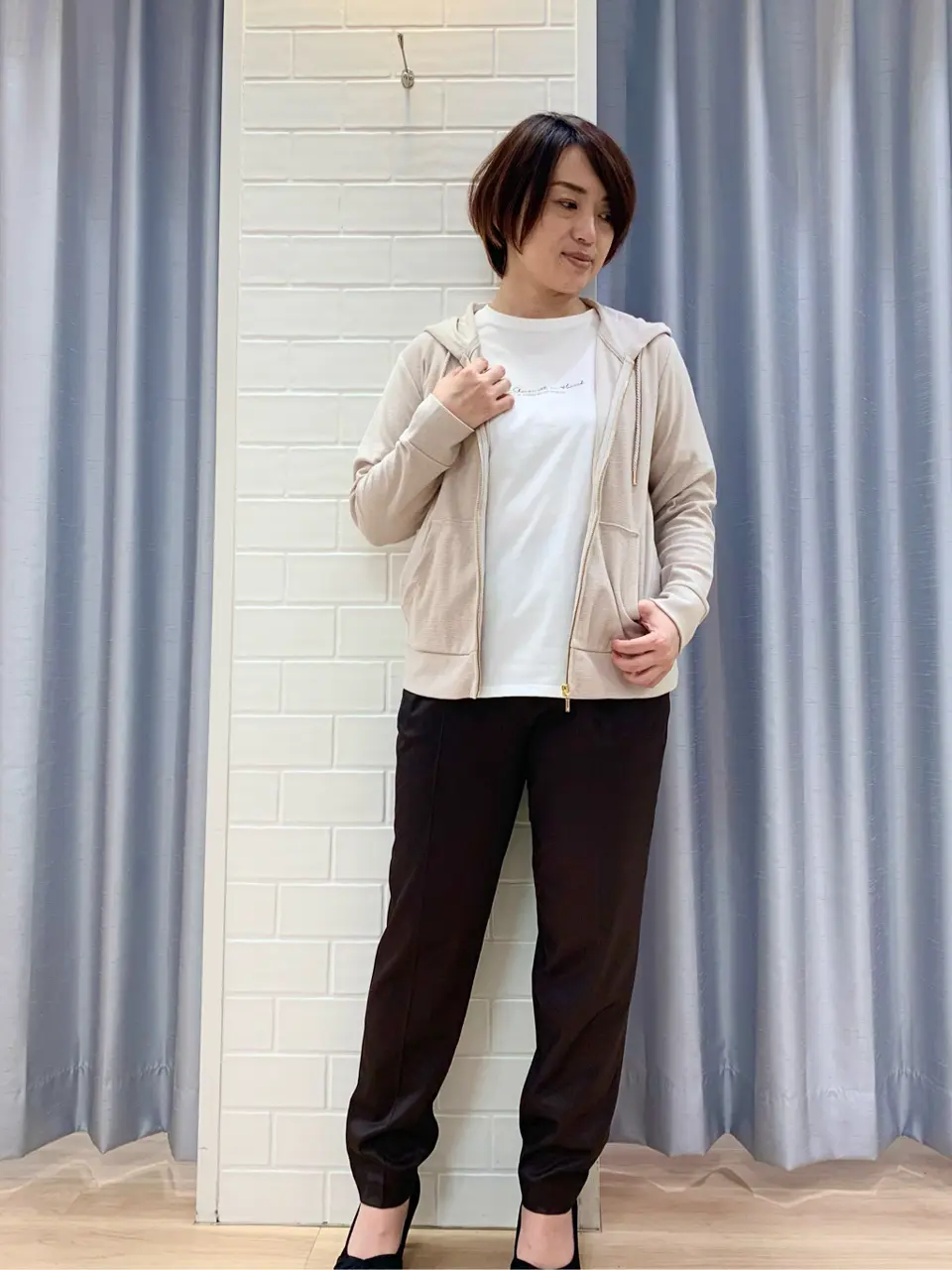 ANY SIS 丸岡 コーディネート画像