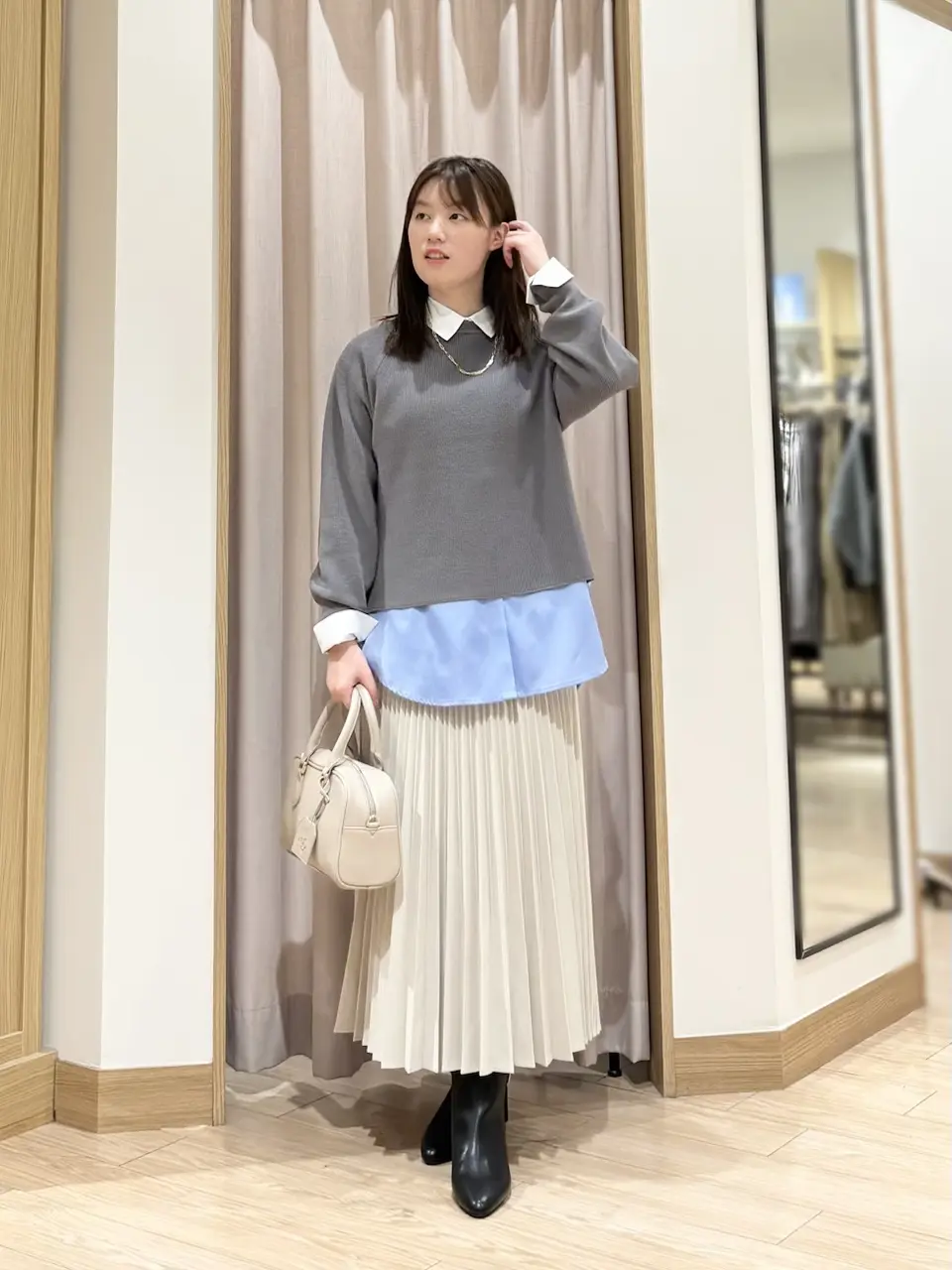 ANY SIS 濱口 コーディネート画像