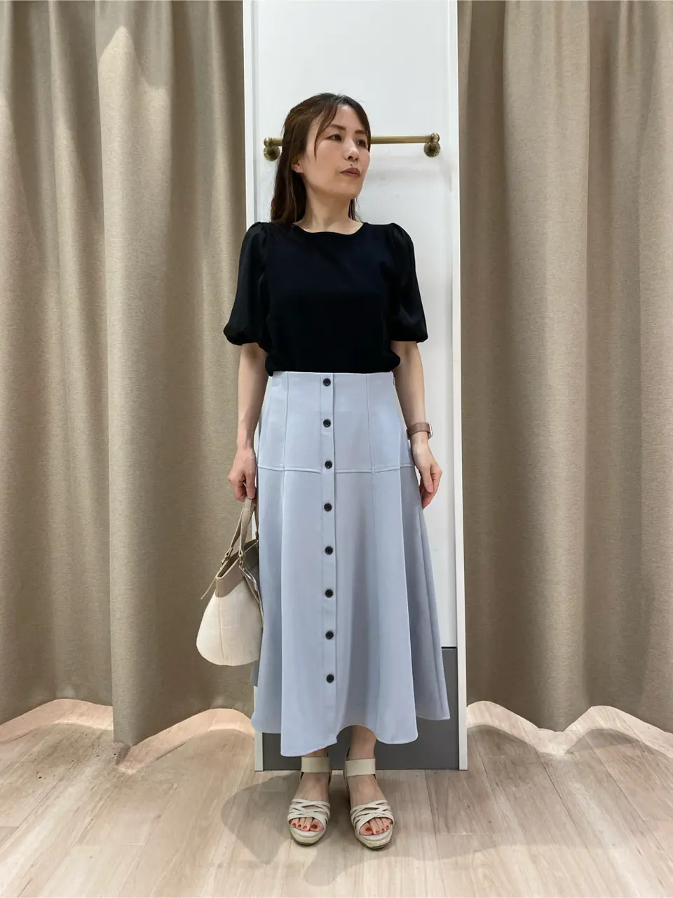 ANY SIS 長尾 コーディネート画像