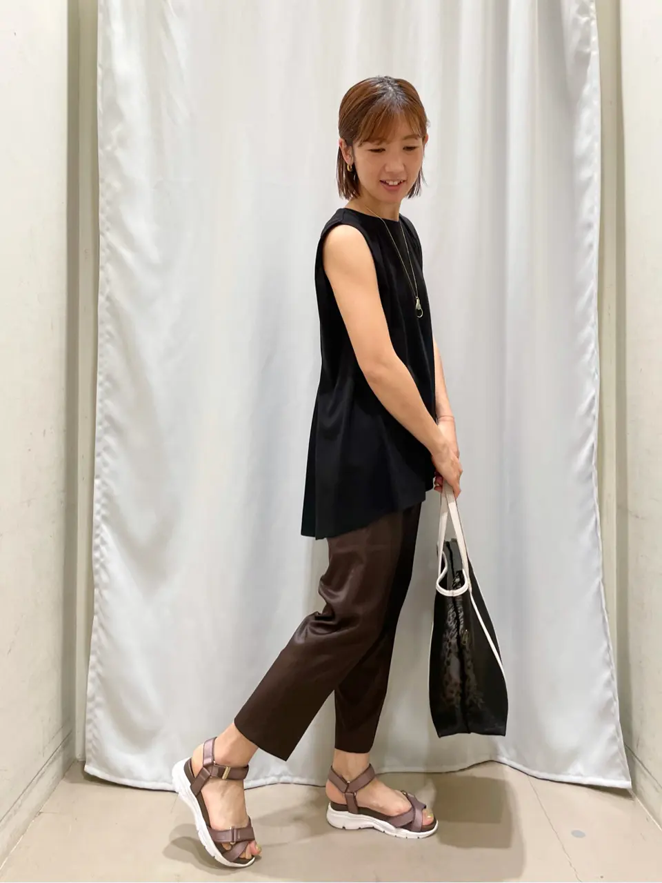 ANY SIS 濱野 コーディネート画像