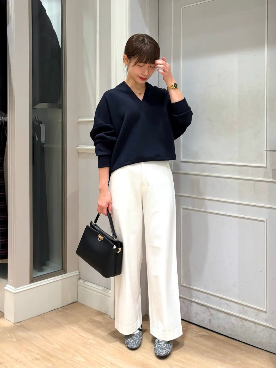 ANY SIS 矢島 コーディネート画像