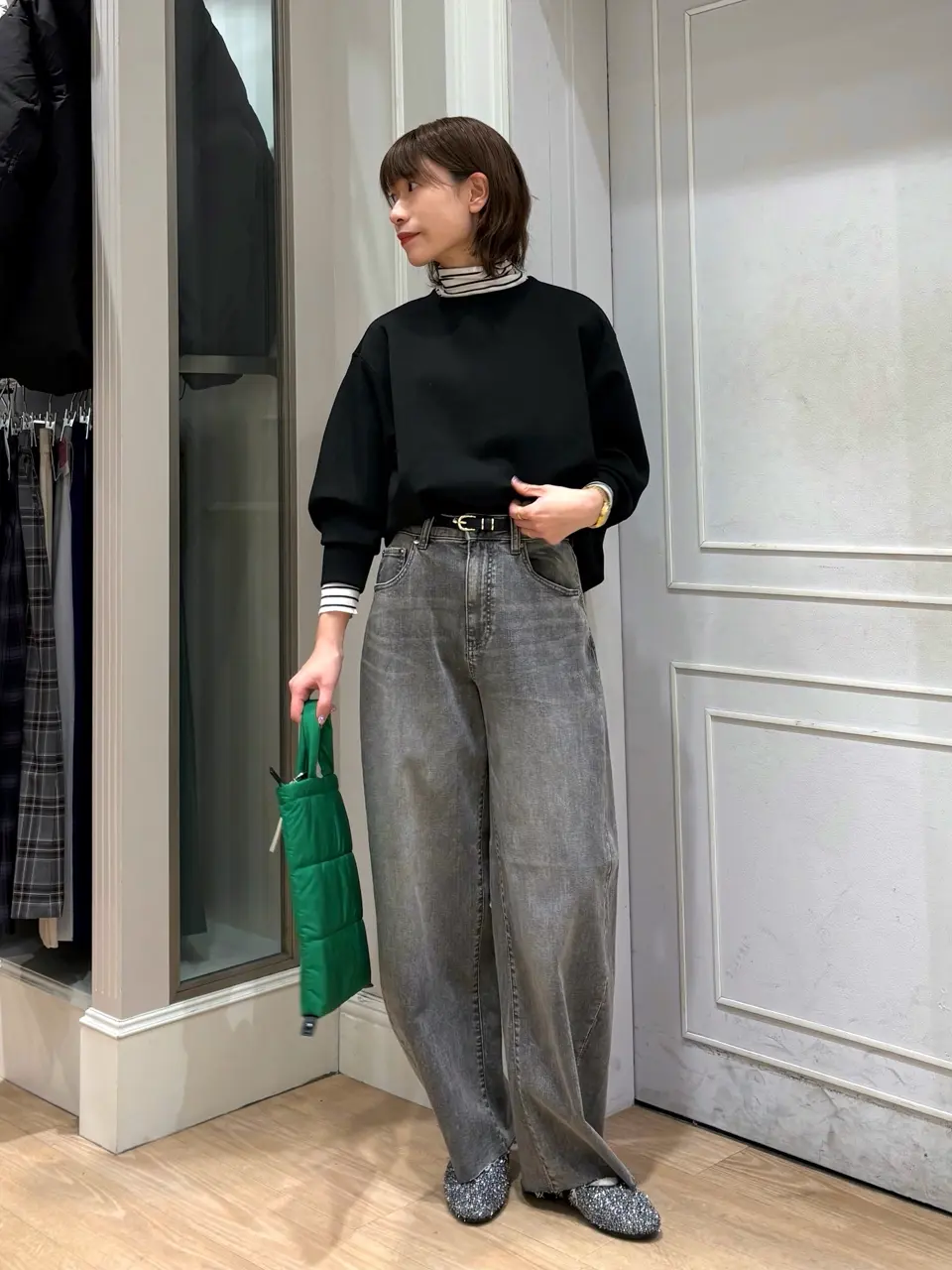 ANY SIS 矢島 コーディネート画像