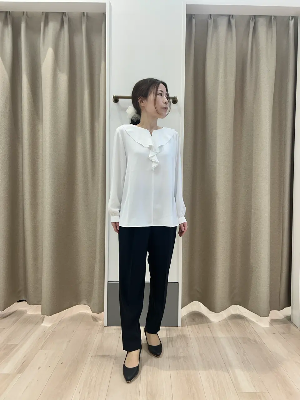 ANY SIS 長尾 コーディネート画像