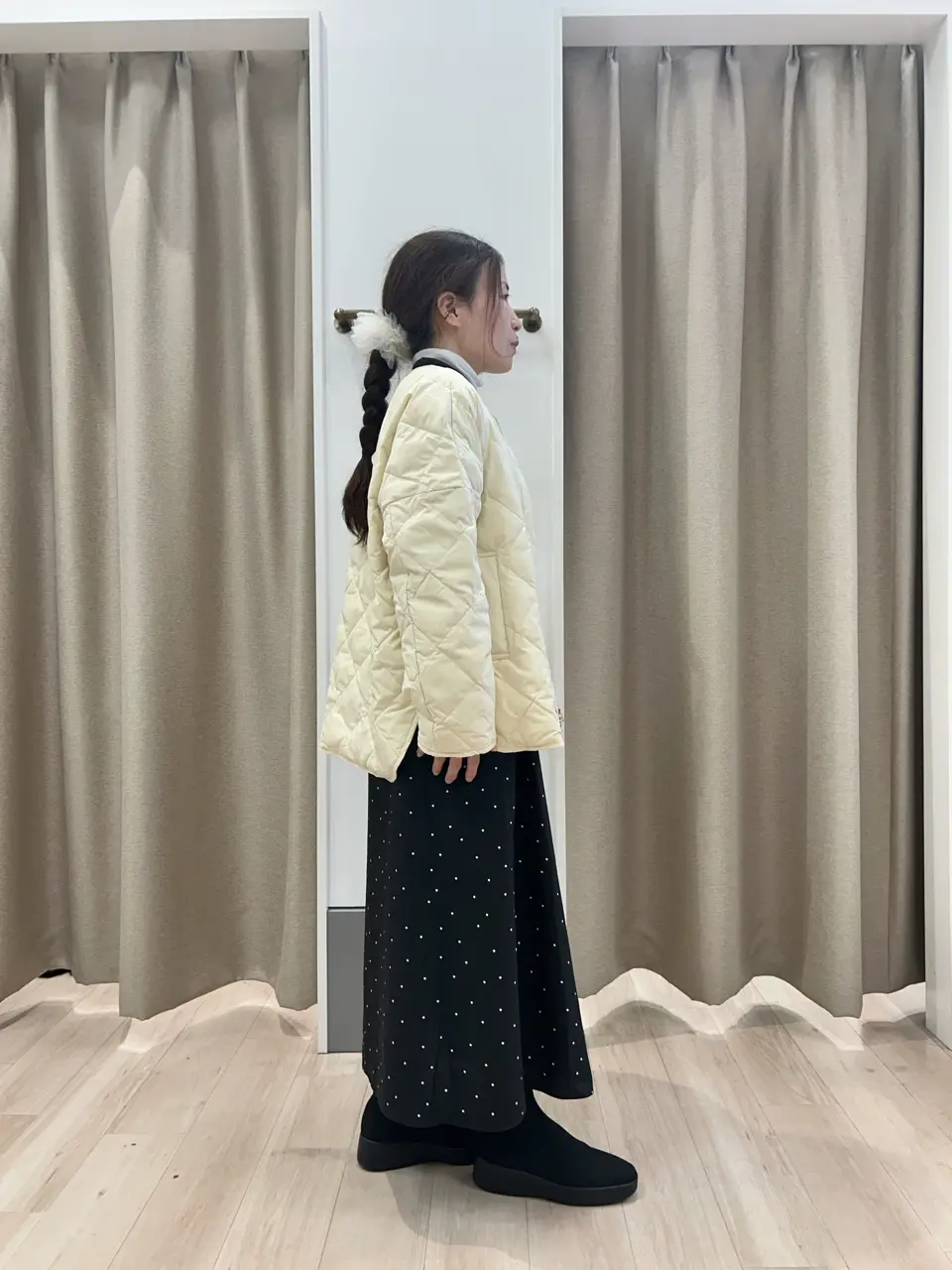 ANY SIS 長尾 コーディネート画像