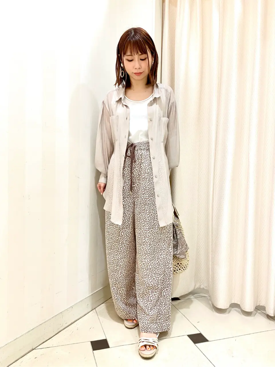 ANY SIS 横尾 コーディネート画像