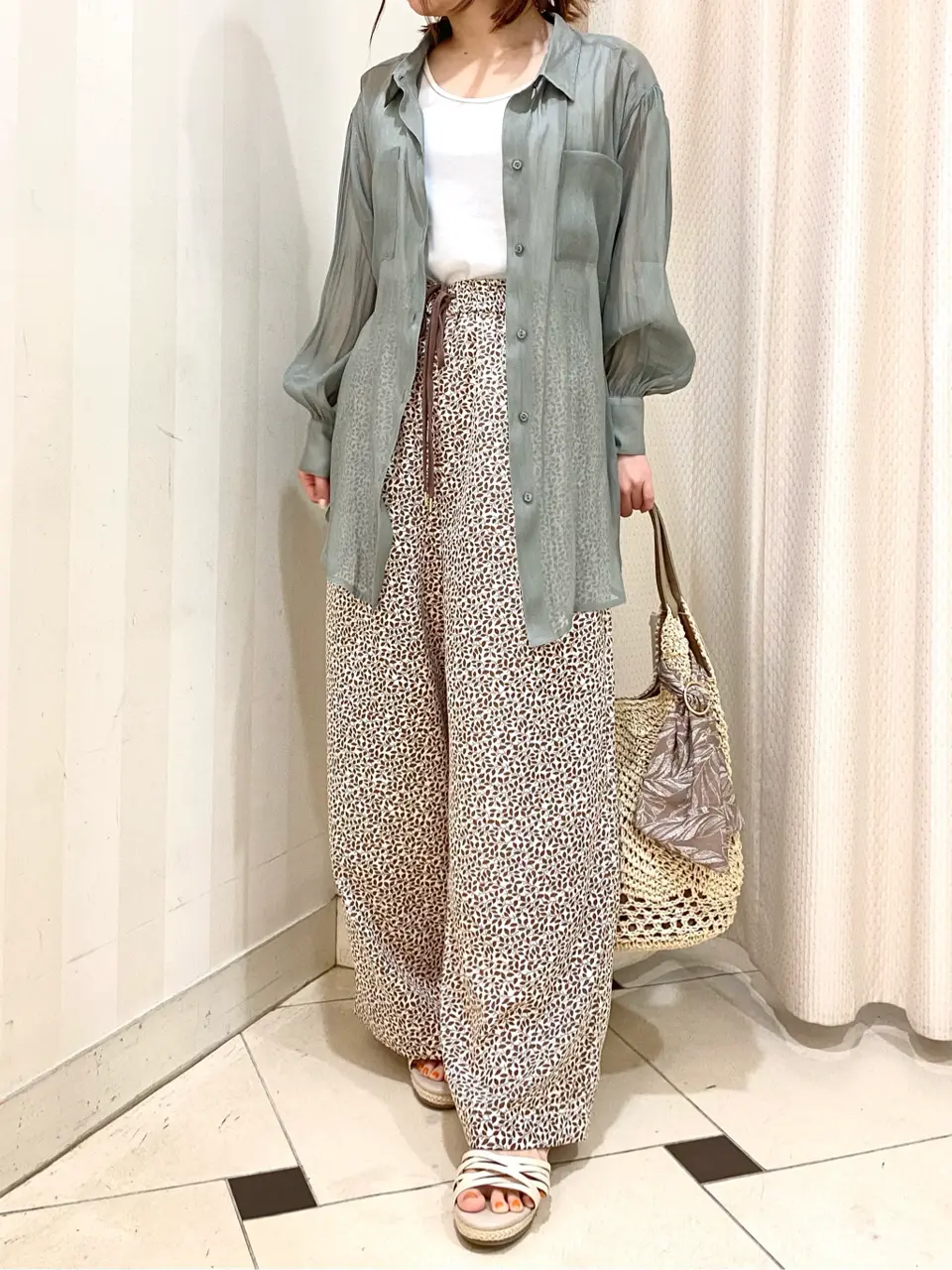 ANY SIS 横尾 コーディネート画像