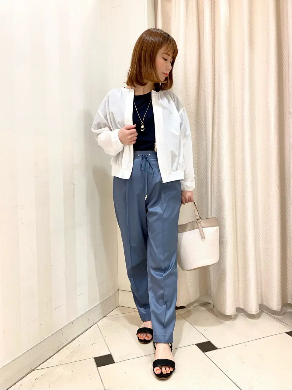 ANY SIS 横尾 コーディネート画像