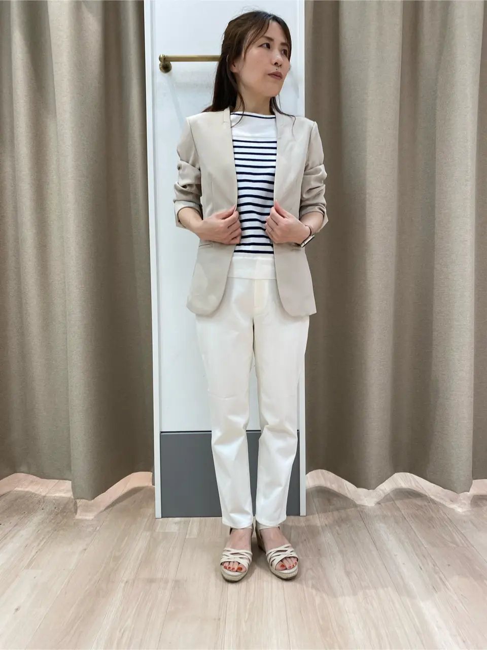 ANY SIS 長尾 コーディネート画像