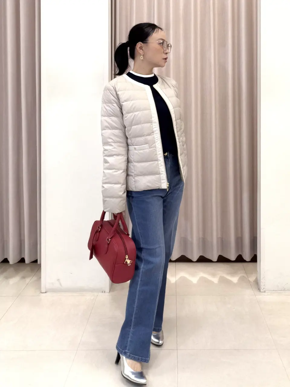 ANY SIS ナラ コーディネート画像