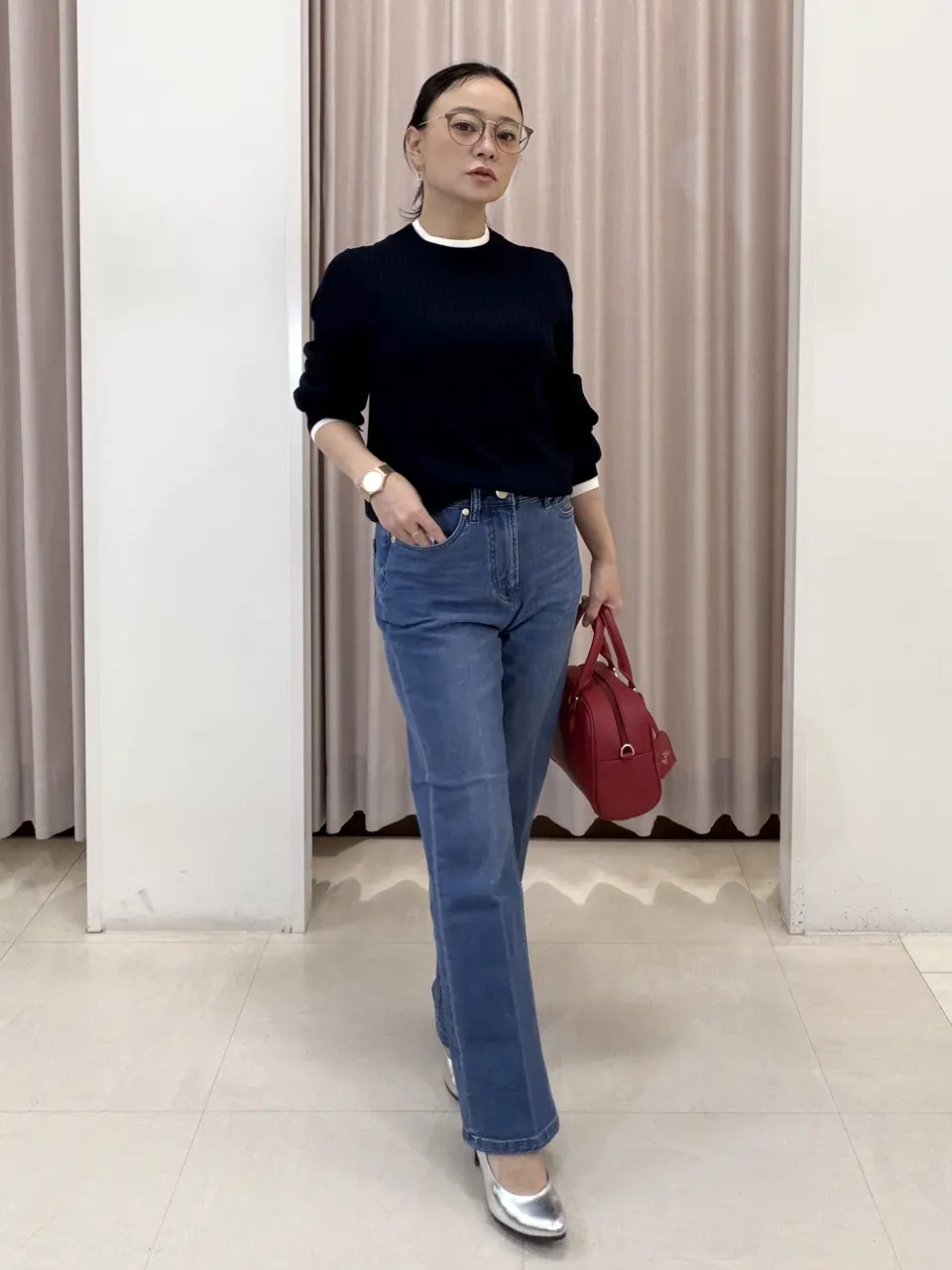 ANY SIS ナラ コーディネート画像