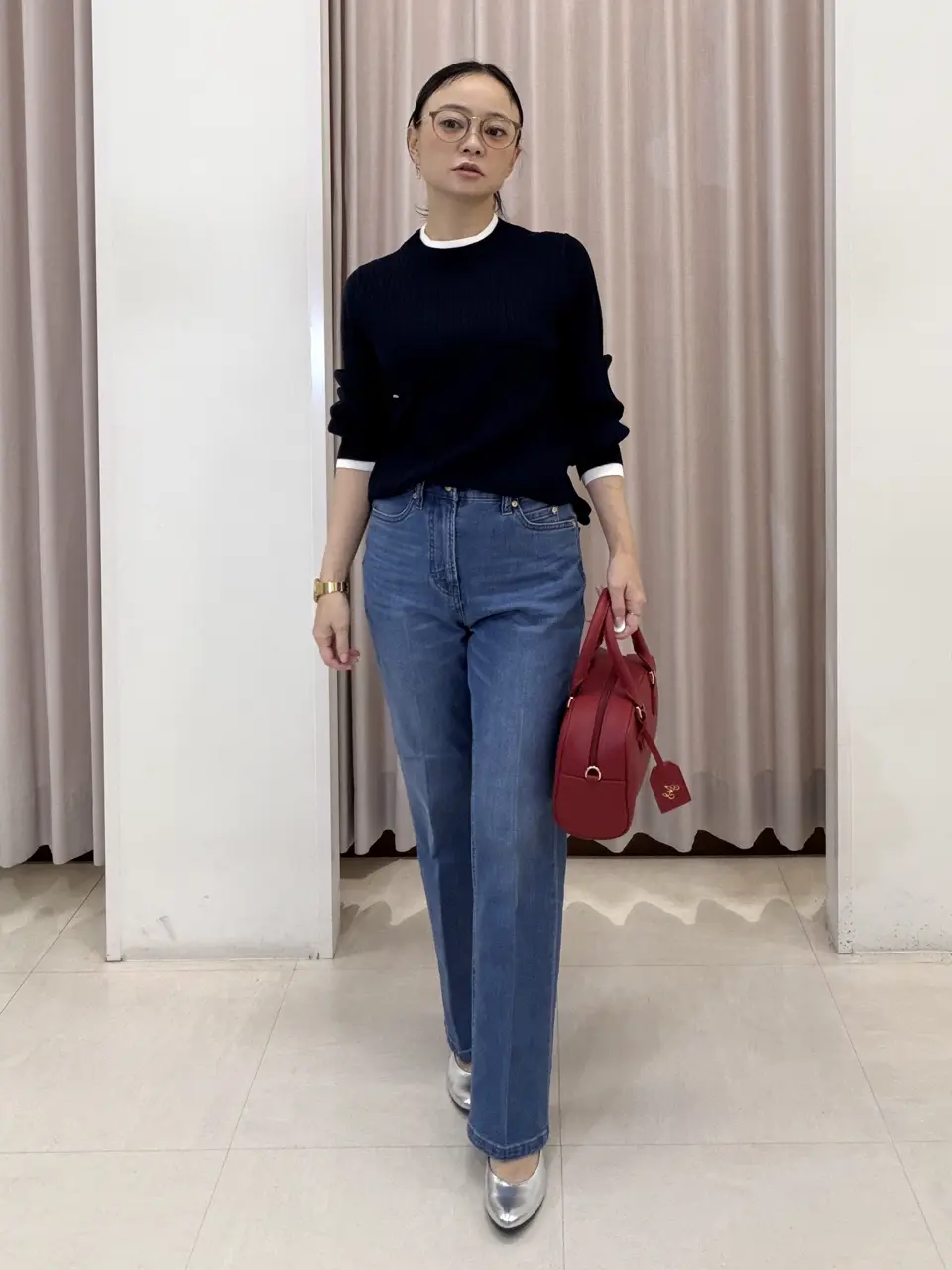 ANY SIS ナラ コーディネート画像