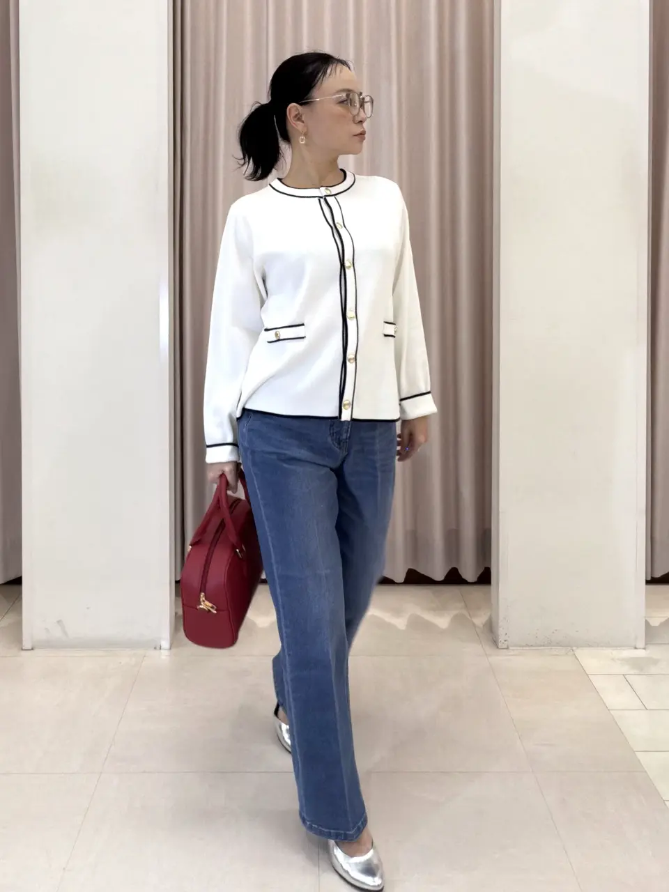 ANY SIS ナラ コーディネート画像