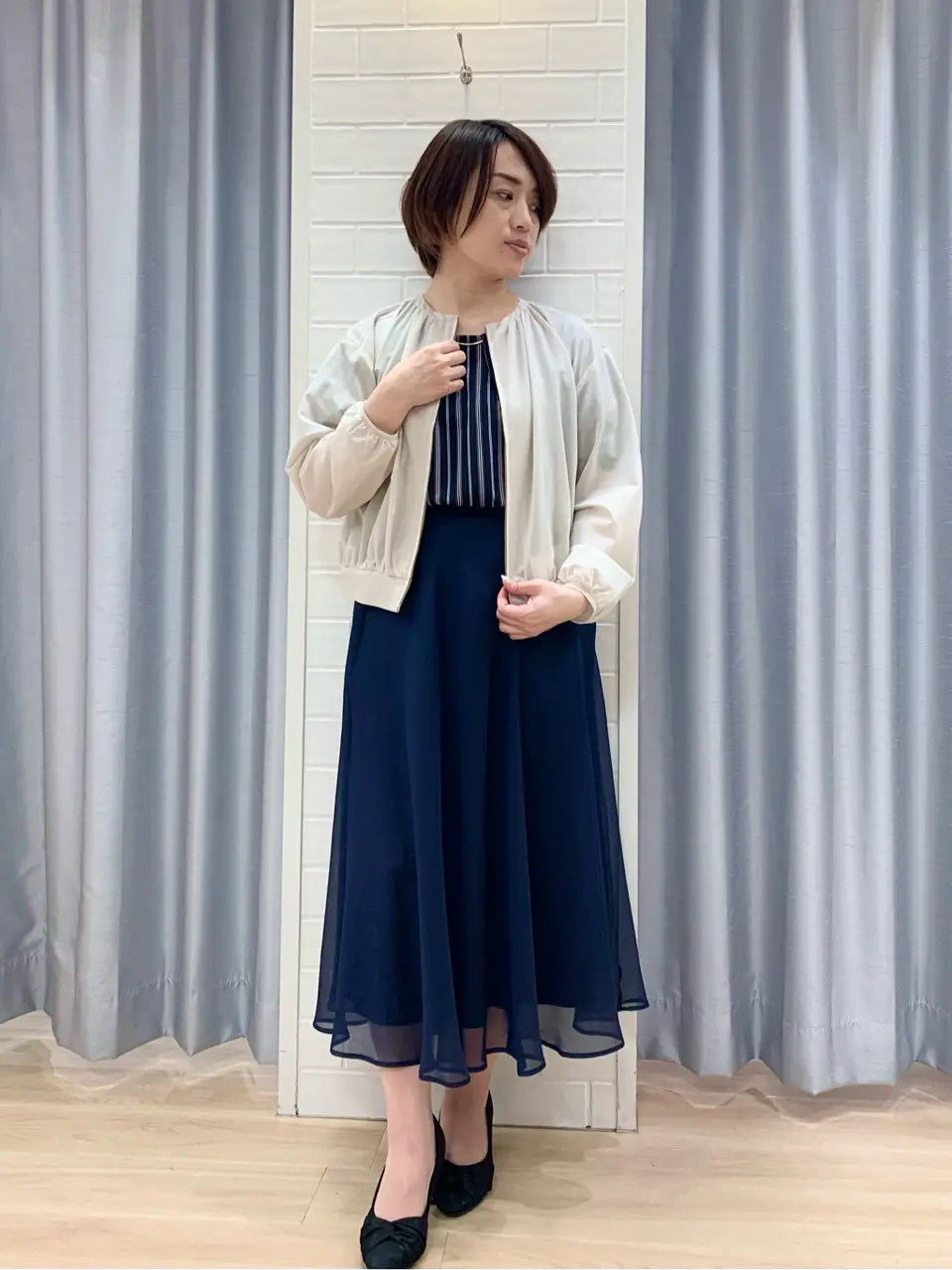 ANY SIS 丸岡 コーディネート画像