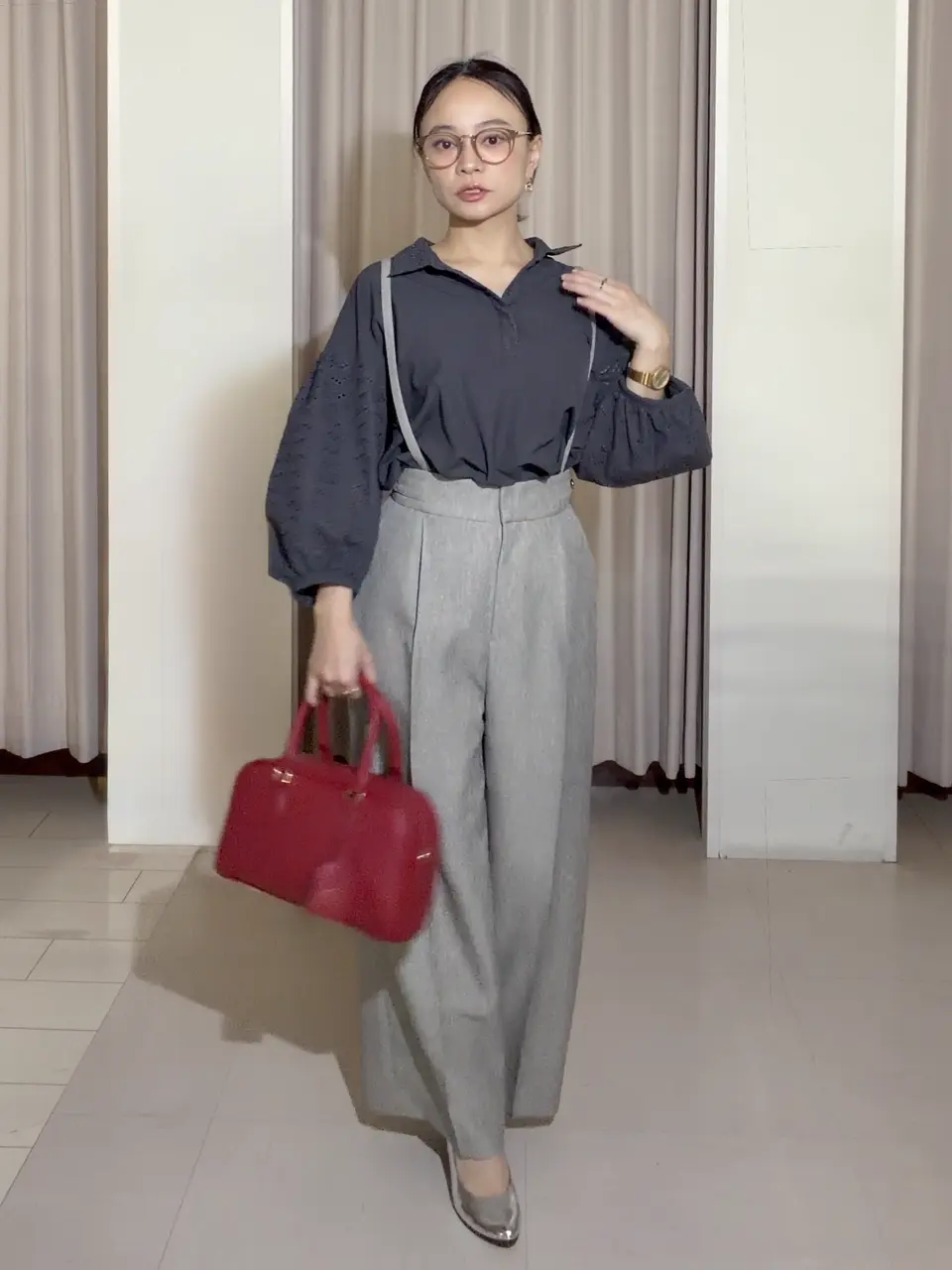 ANY SIS ナラ コーディネート画像