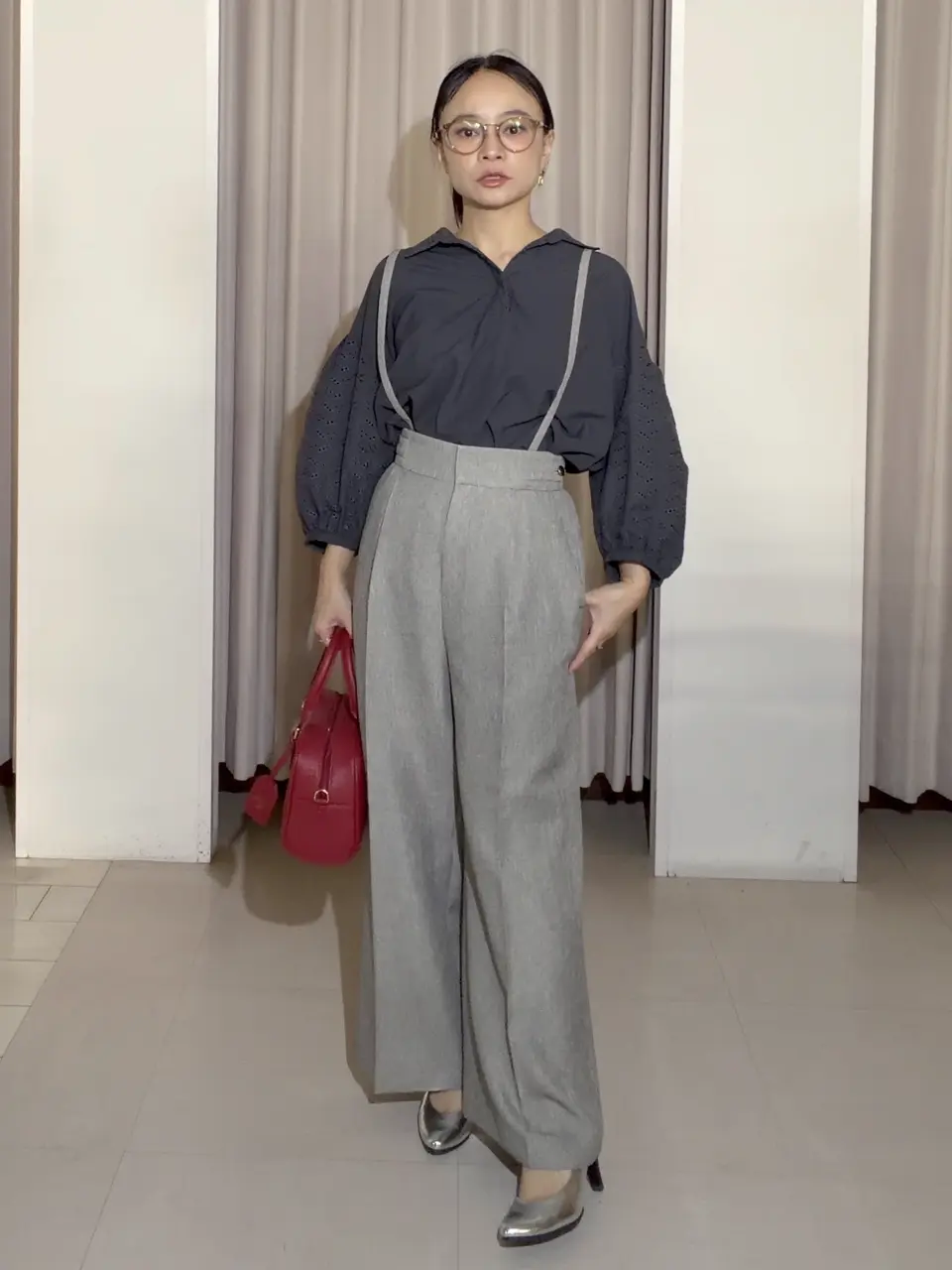 ANY SIS ナラ コーディネート画像