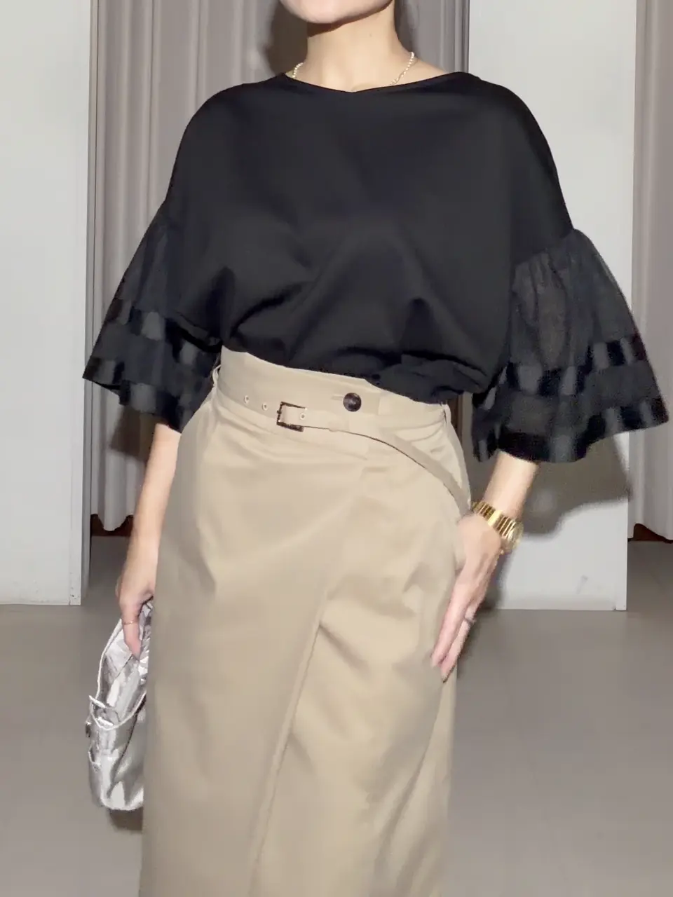 ANY SIS ナラ コーディネート画像