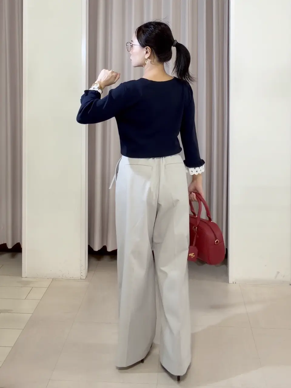 ANY SIS ナラ コーディネート画像