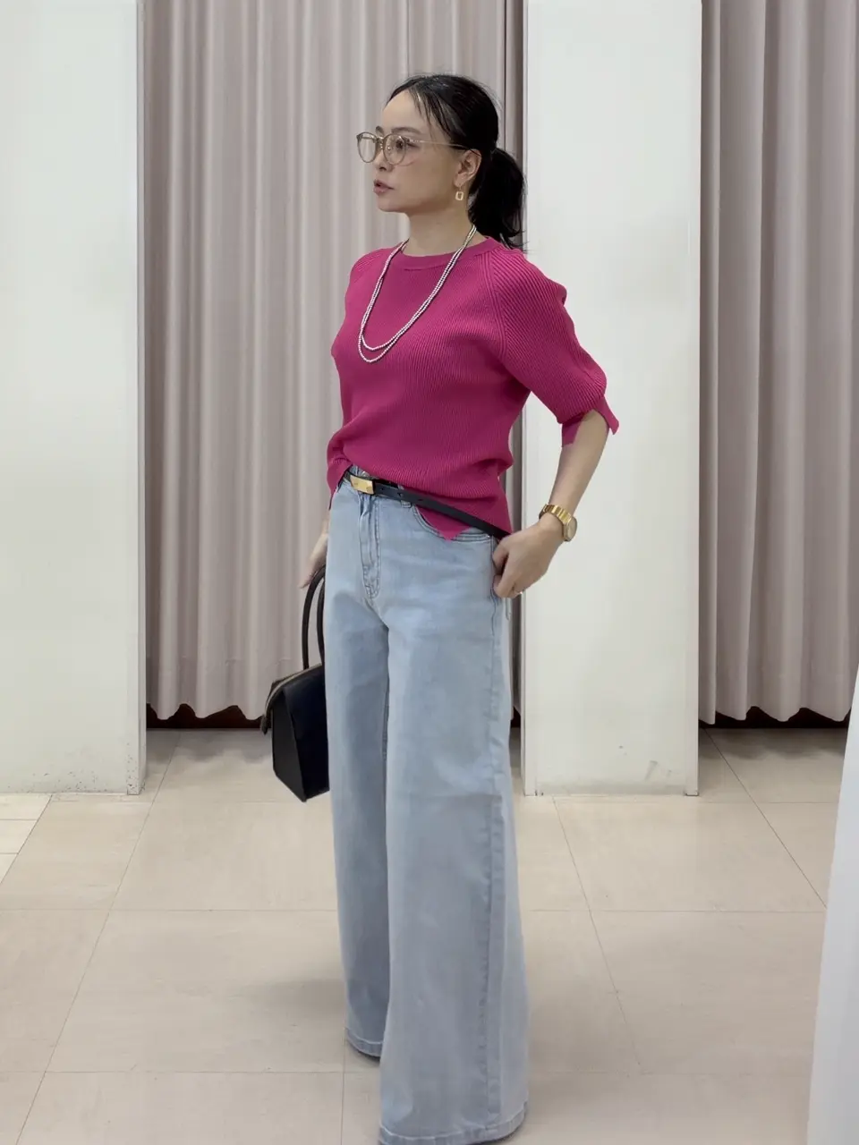 ANY SIS ナラ コーディネート画像