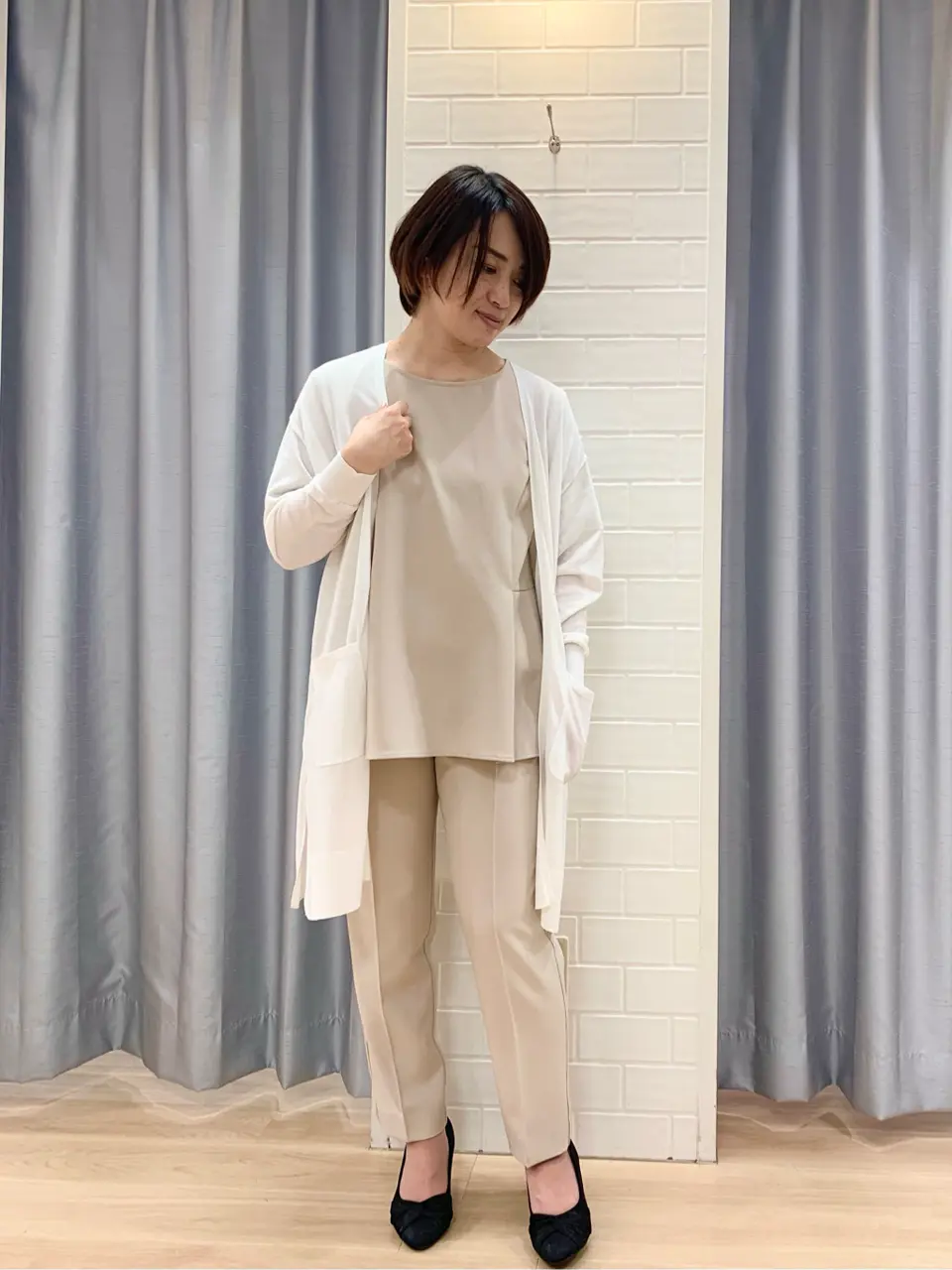 ANY SIS 丸岡 コーディネート画像