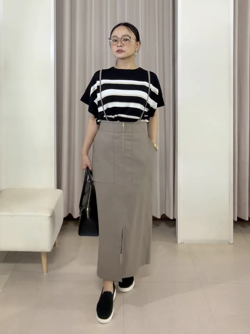 ANY SIS ナラ コーディネート画像