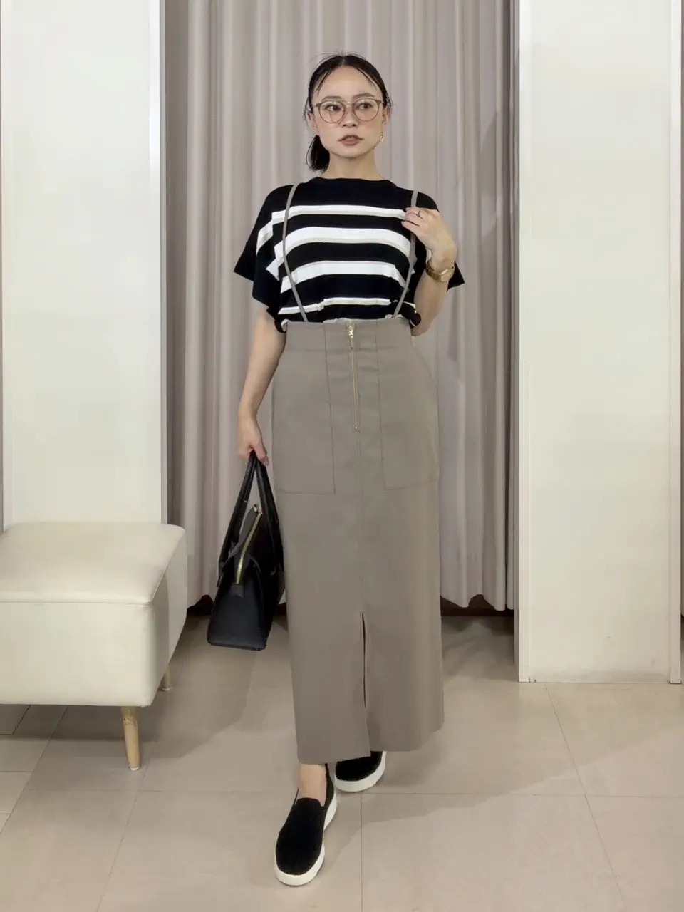 ANY SIS ナラ コーディネート画像